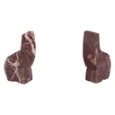 Abstract Marble Table Decor, Elephant Red