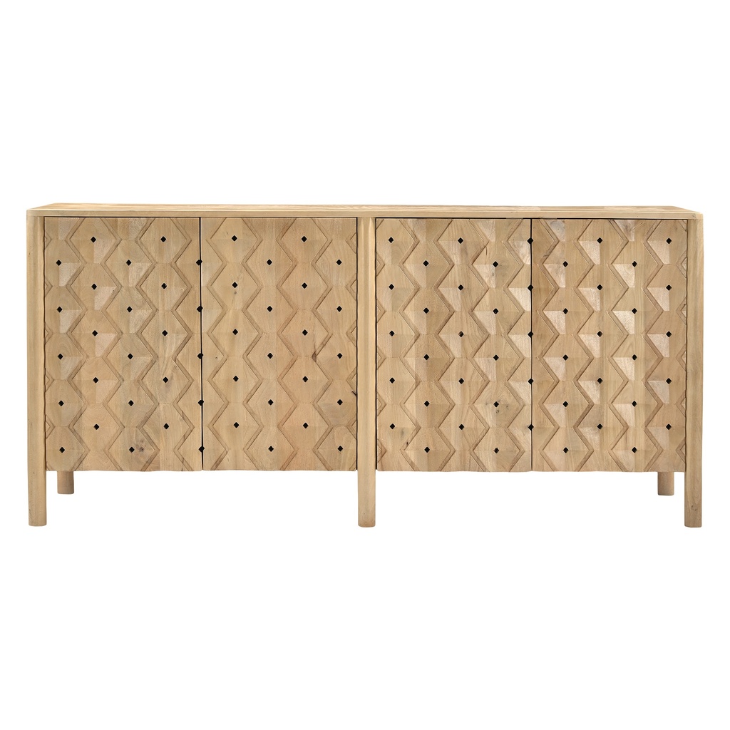 [FABR-SB72LM] Abra 72" Four Door Sideboard in Light Mango