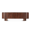 Athena 79" Media Cabinet in Aged Mahogany