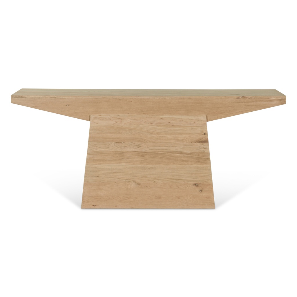 Anvil 68" Console Table in Natural Oak