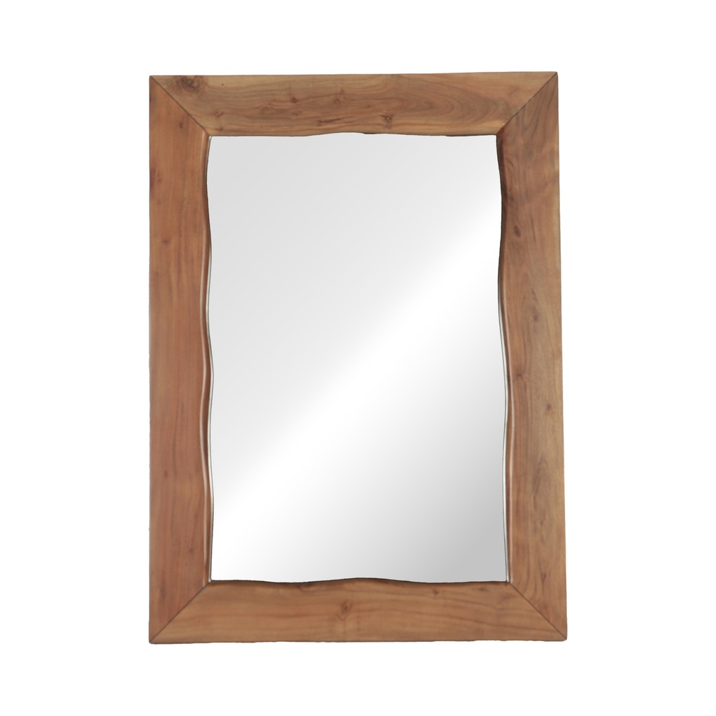 Aspen 43" Mirror Frame in Smoked Acacia