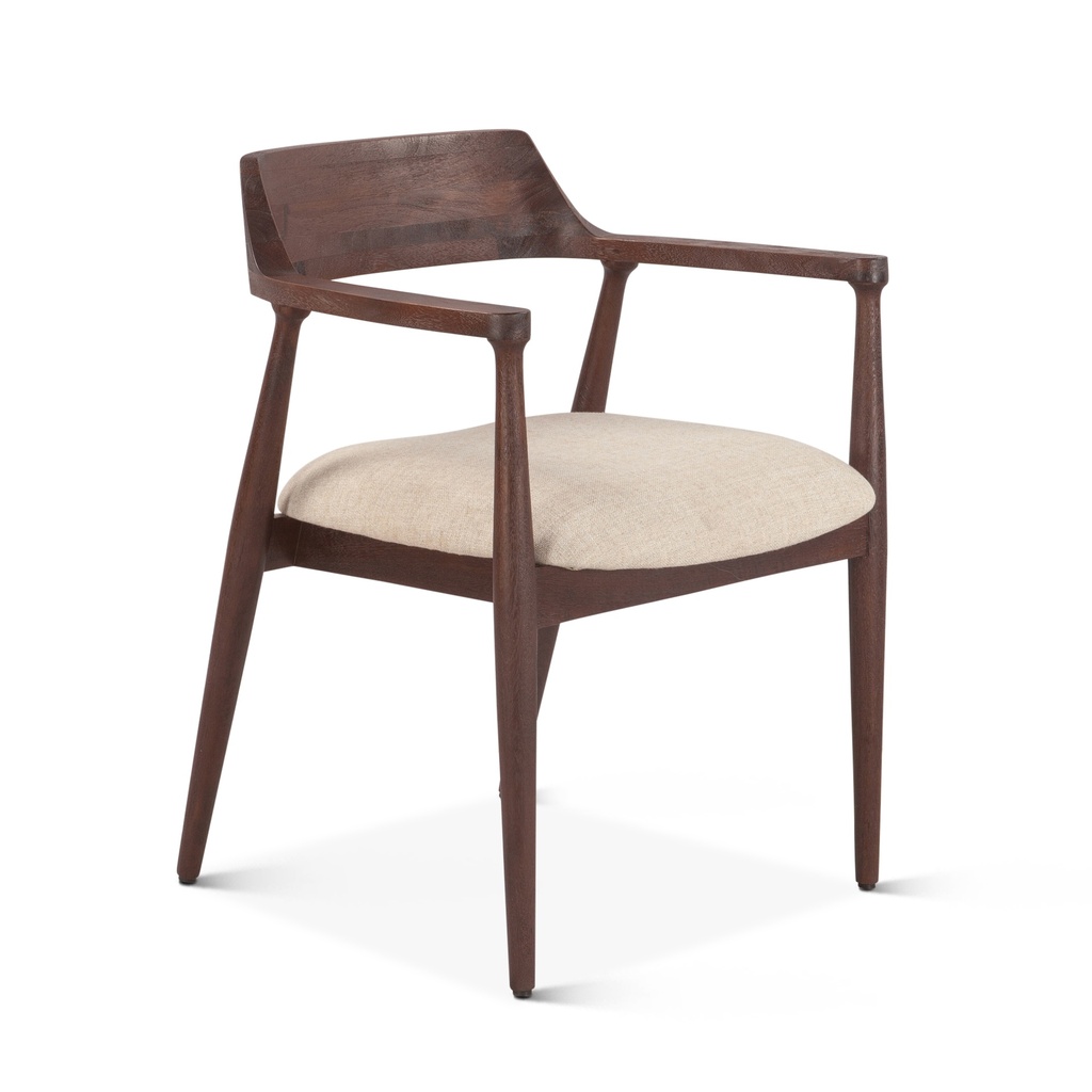 [FCM-DC23UWN] Cambridge 23" Upholstered Dining Chair in Walnut