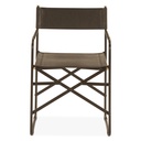 Copenhagen 19" Director's Chair in Black Leather