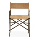 Copenhagen 19" Director's Chair in Sand Suede