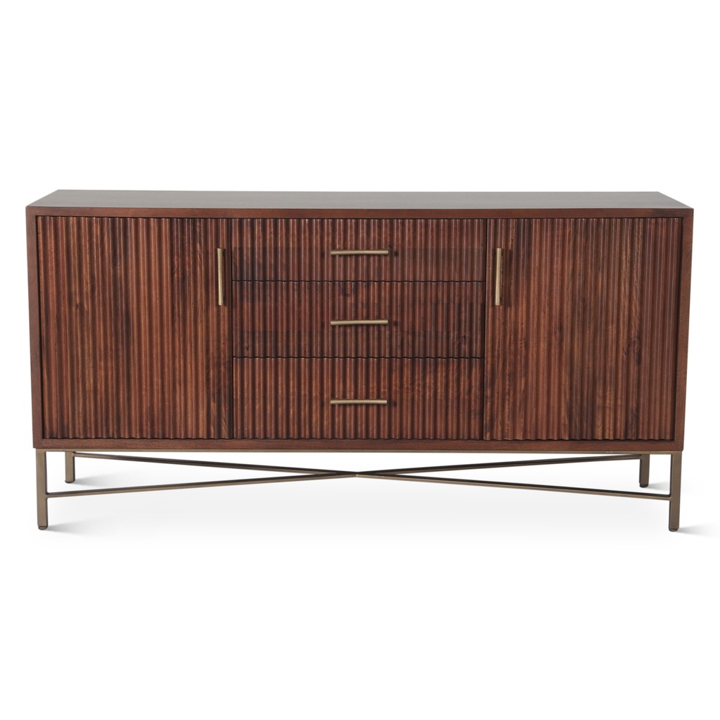 [FCS-SB68HB] Cosmopolitan 68" Sideboard in Honey Brown