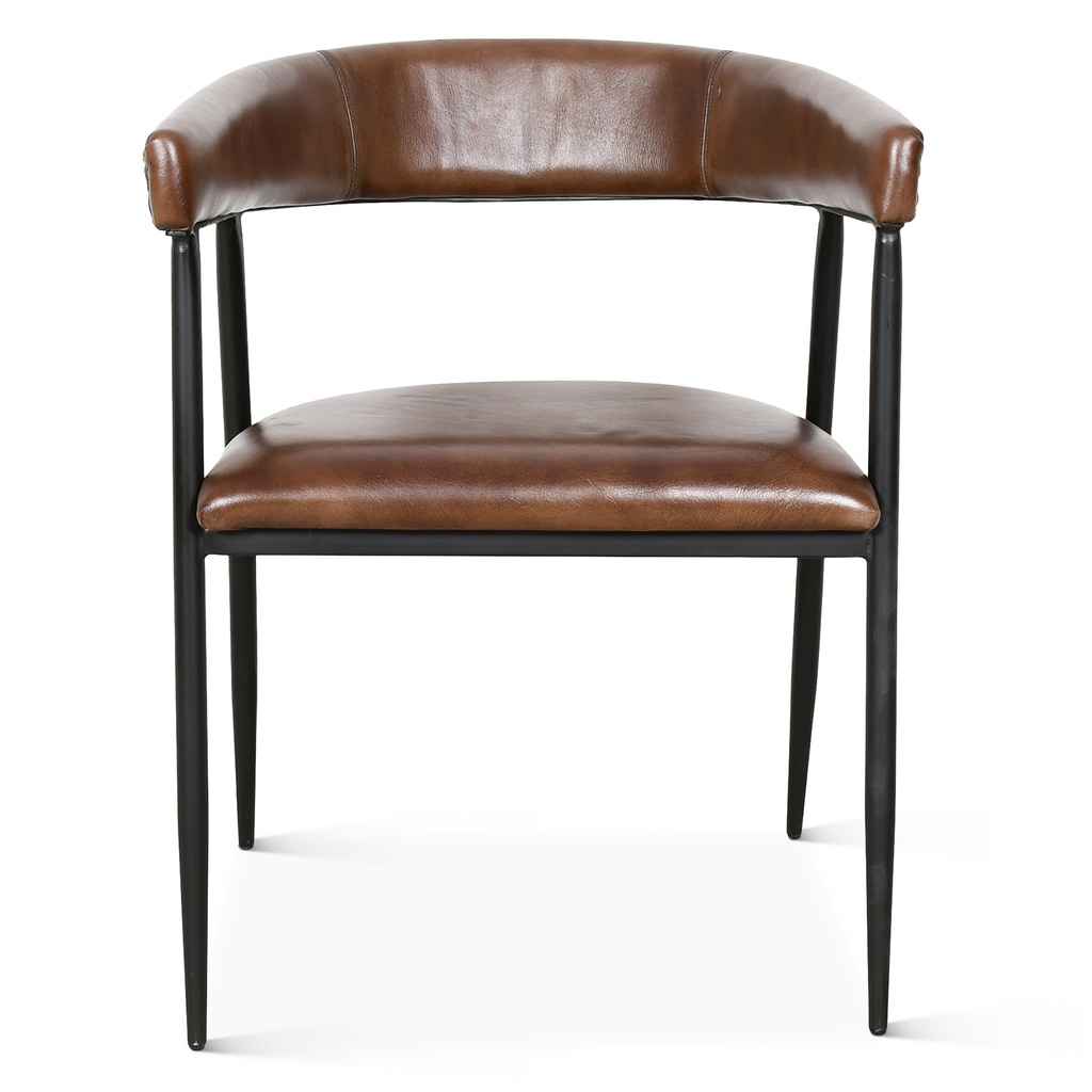 [FEX-HDC-CH] Essex Halstead 23" Dining Chair in Chestnut Leather