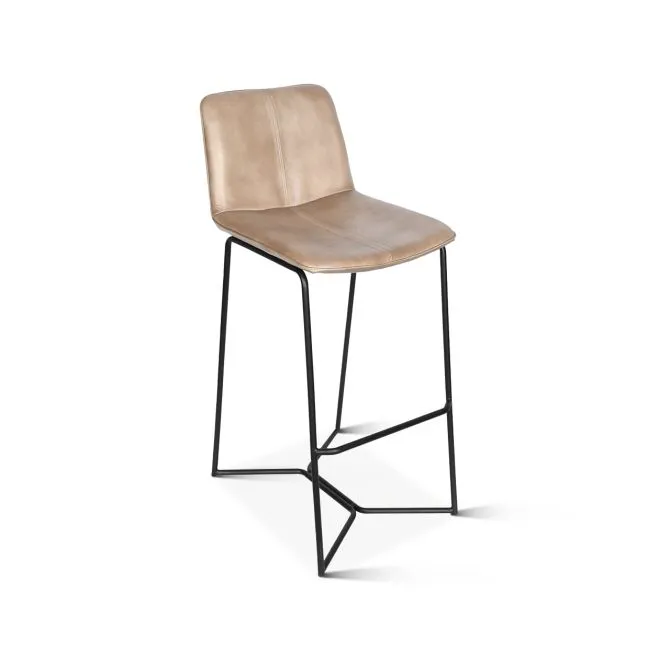 [FEX-MBC-TE] Essex Morgan 18" Bar Chair in Hand Washed Taupe