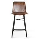 Essex Murphy 18" Counter Chair in Chestnut Leather