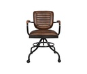 Essex Oden 24" Desk Chair in Antique Whiskey Top Grain Leather