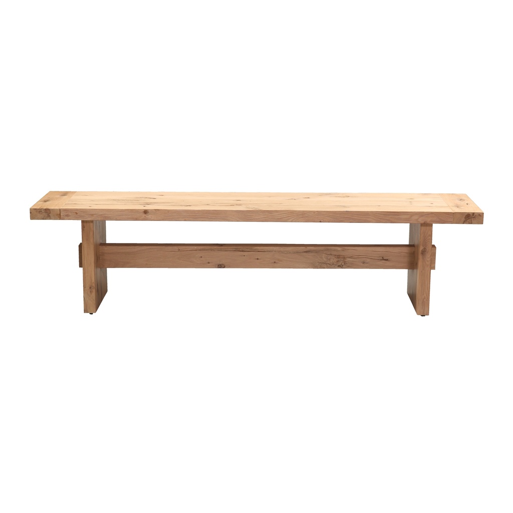 [FFF-BN74DO] Flagstaff 74" Bench in Natural Distressed Oak