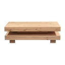 Flagstaff 55" Coffee Table in Natural Distressed Oak
