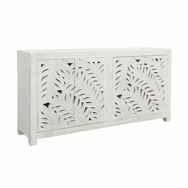 [FFN-CB70DW] Fern 70" Sideboard in Distressed White