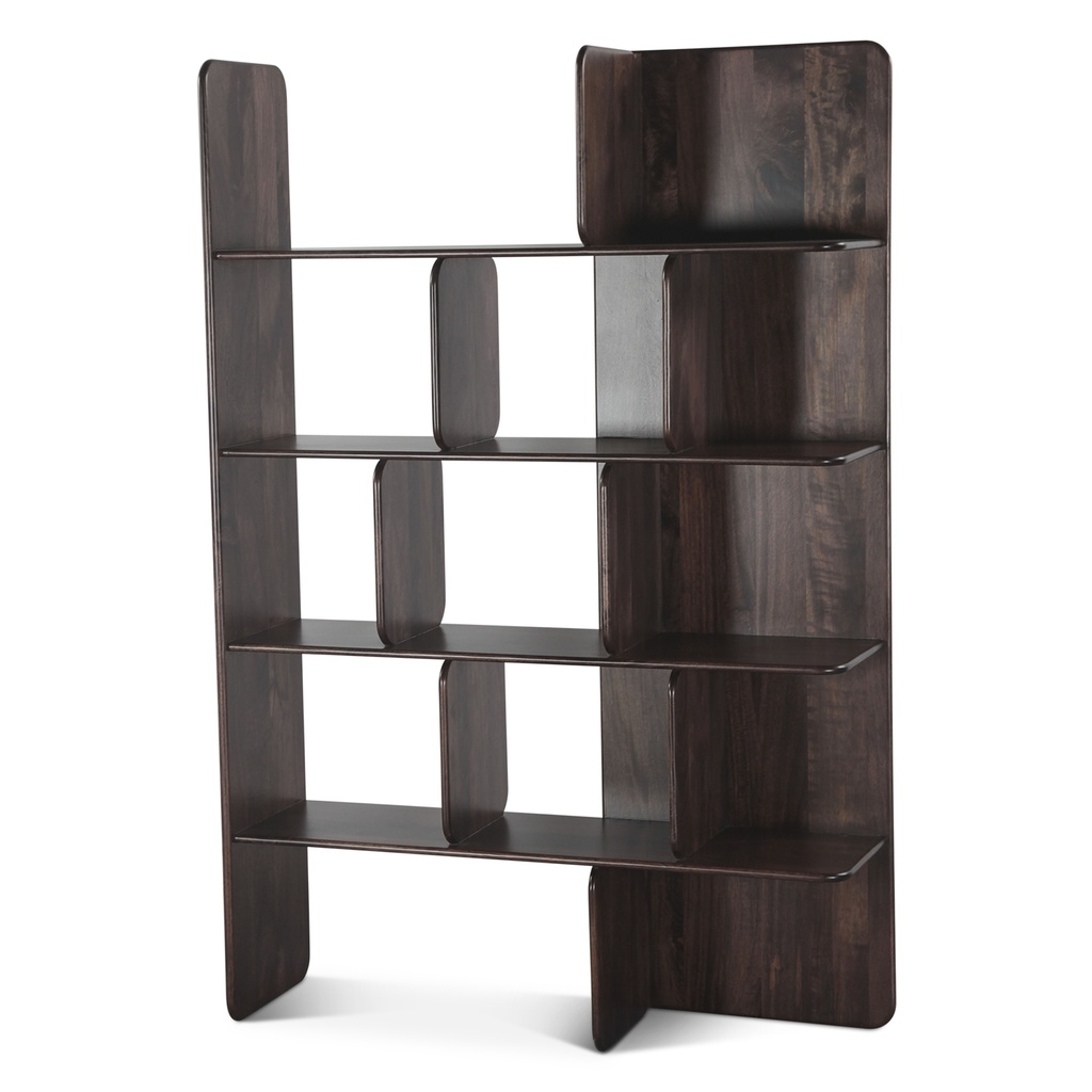 [FHN-BS48DS] Hunter 48" Bookshelves in Dark Sienna