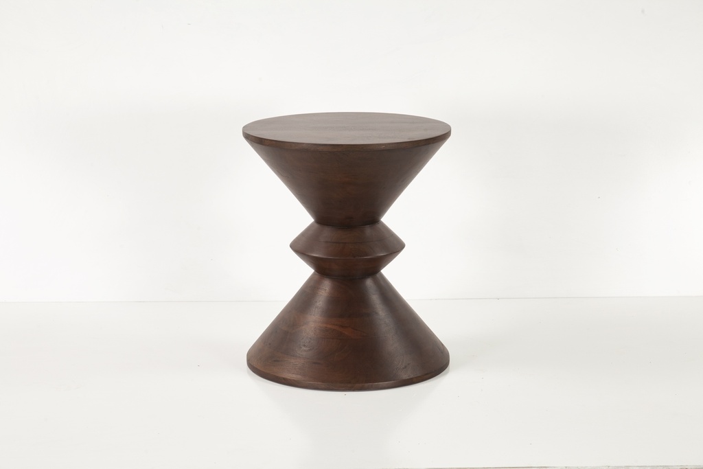 [FJI-ART-SP18] Jaipur Spool 18" Accent Table
