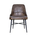 Leeds 21" Dining Chair in Antique Whiskey