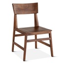 London Loft 19" Dining Chair in Walnut