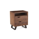 London Loft 23" Nightstand in Walnut