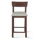 Lenox 18" Upholstered Counter Chair in Walnut