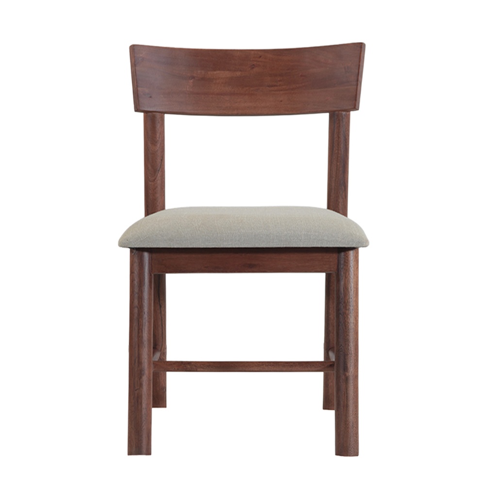 [FLX-DC18UWN] Lenox 18" Upholstered Dining Chair in Walnut