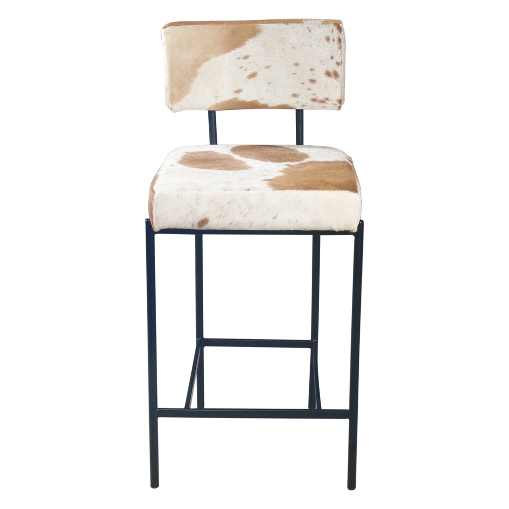 [FNO-CC18-BRH] Nola 18" Counter Chair in Brown Hair on Hide