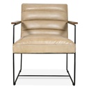 New York Tony Accent Chair in Antique Ivory