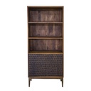 Santa Cruz 34" Bookshelf in Two Tone