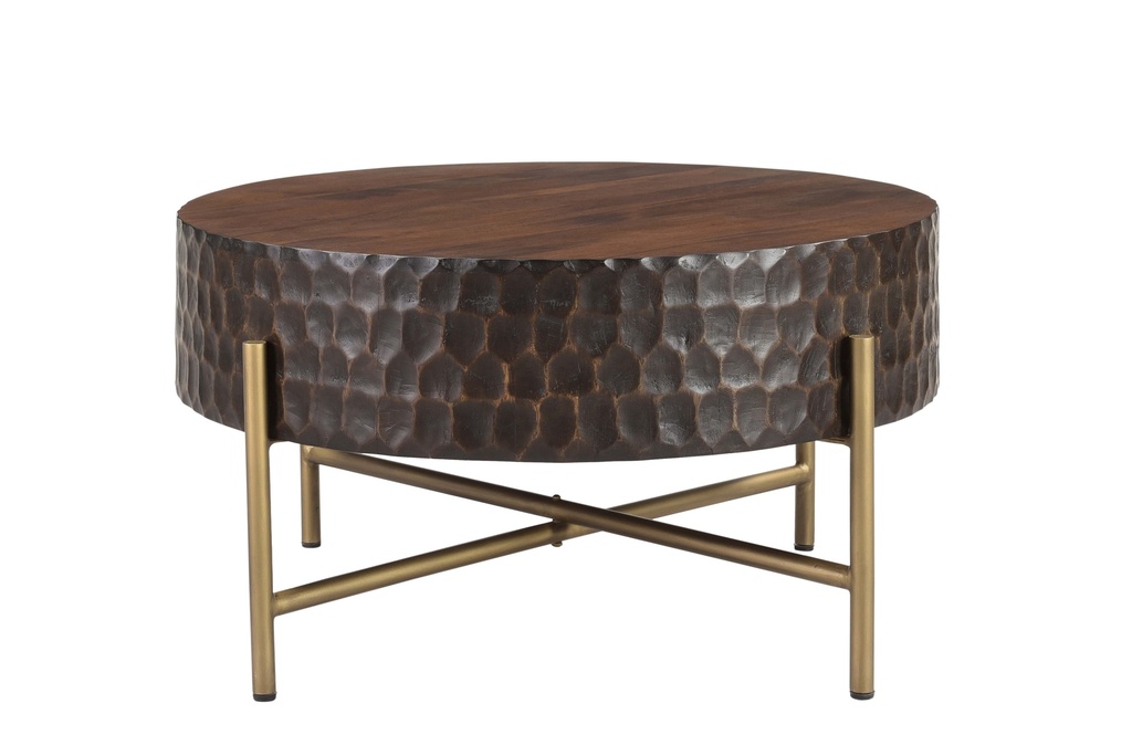 [FSC-CT34TT] Santa Cruz 34" Round Coffee Table in Two Tone
