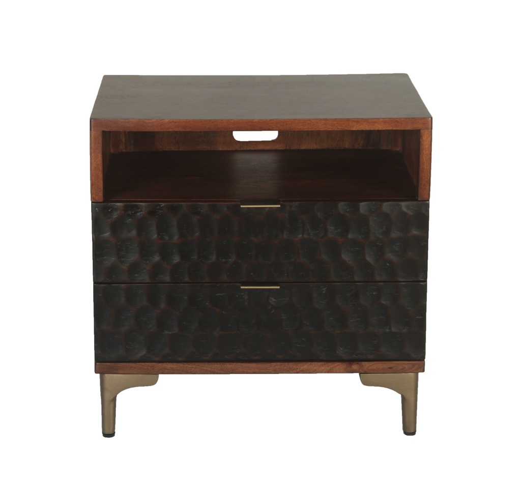 Santa Cruz 26" Nightstand in Two Tone - New