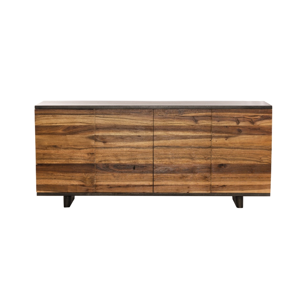 [FSF-SB72NA] Santa Fe 72" Four Door Sideboard in Natural Saal Wood