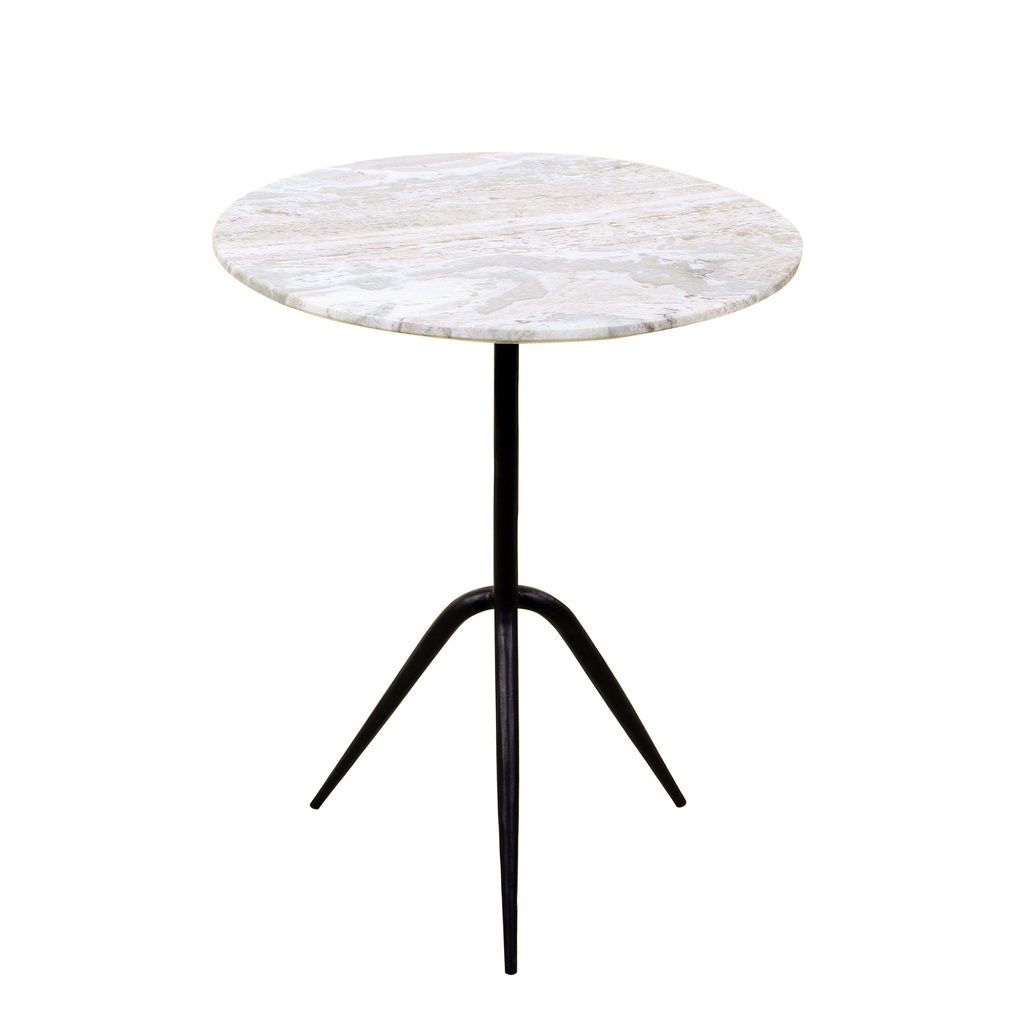 [FSPR-ST18FB] Sperre 18" Accent Table with Fancy Brown Marble