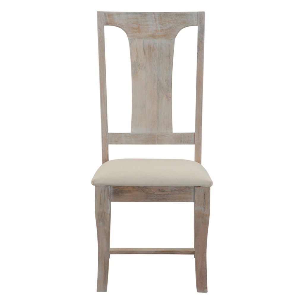 [FSR-DC18UHW] San Rafael 18" Upholstered Dining Chair in Heirloom White