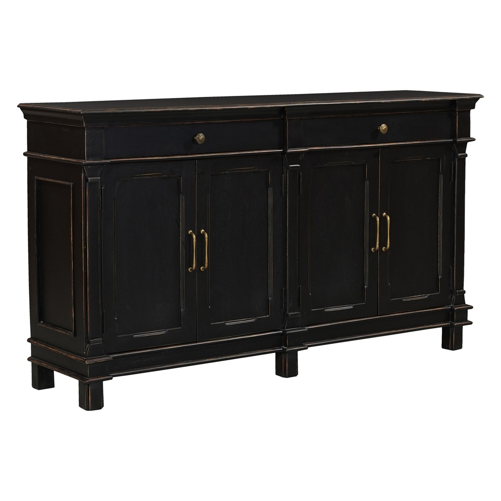 [FTUR-SB70DB] Turin 70" Sideboard in Distressed Black