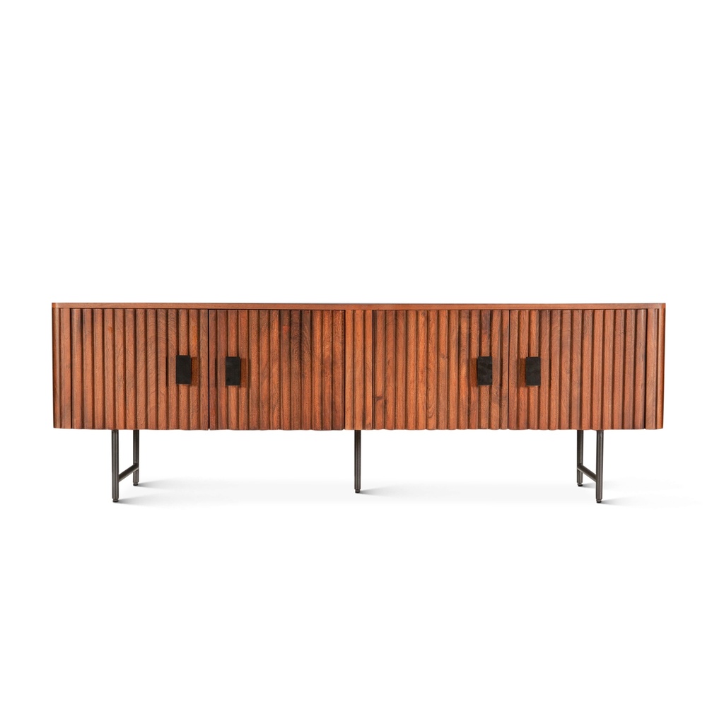 [FVE-PC67PB] Verbania 67" Plasma Cabinet in Pecan Brown