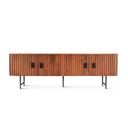 Verbania 67" Plasma Cabinet in Pecan Brown