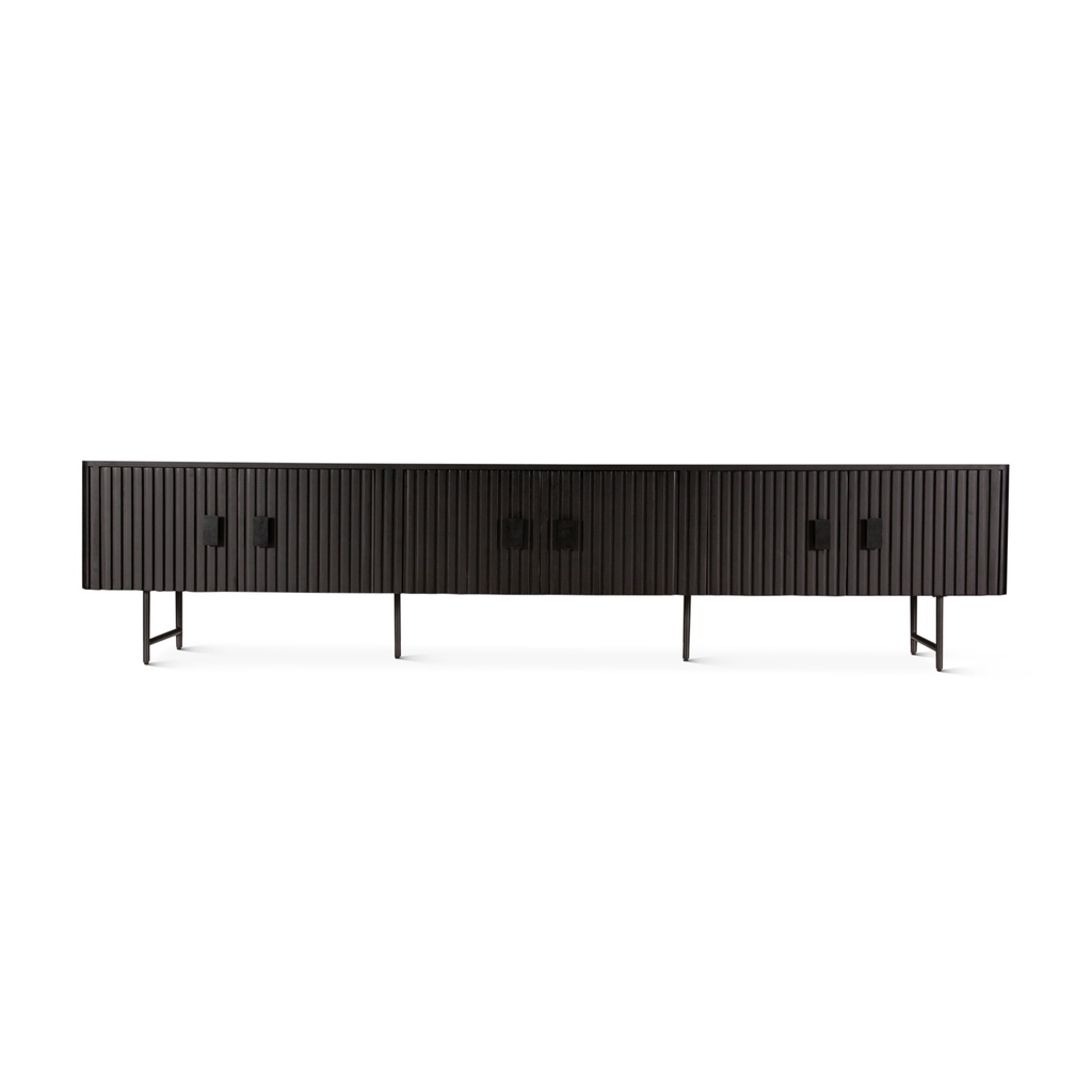 [FVE-PC98BLK] Verbania 98" Plasma Cabinet in Matte Black