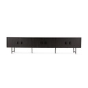 Verbania 98" Plasma Cabinet in Matte Black