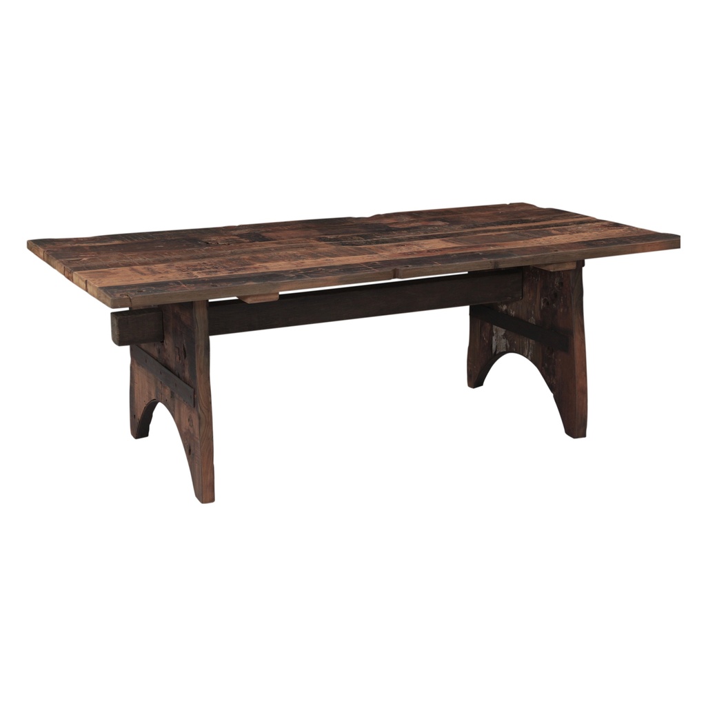 Whitley 54" Coffee Table in Reclaimed Teak