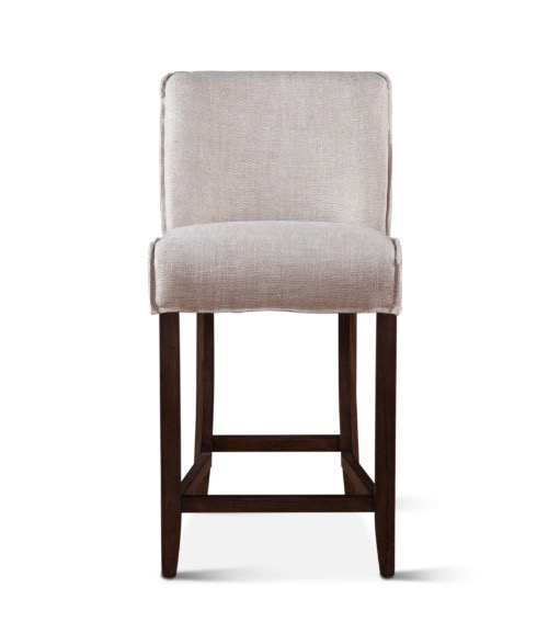 [G201-363CC-J08-80] Buddy 20" Counter Chair in Beige Linen with Dark Legs
