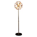 Vintage Light Agate and Marble Floor Lamp