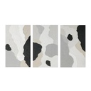 Ripped Reflections Hand Painted Framed Triptych