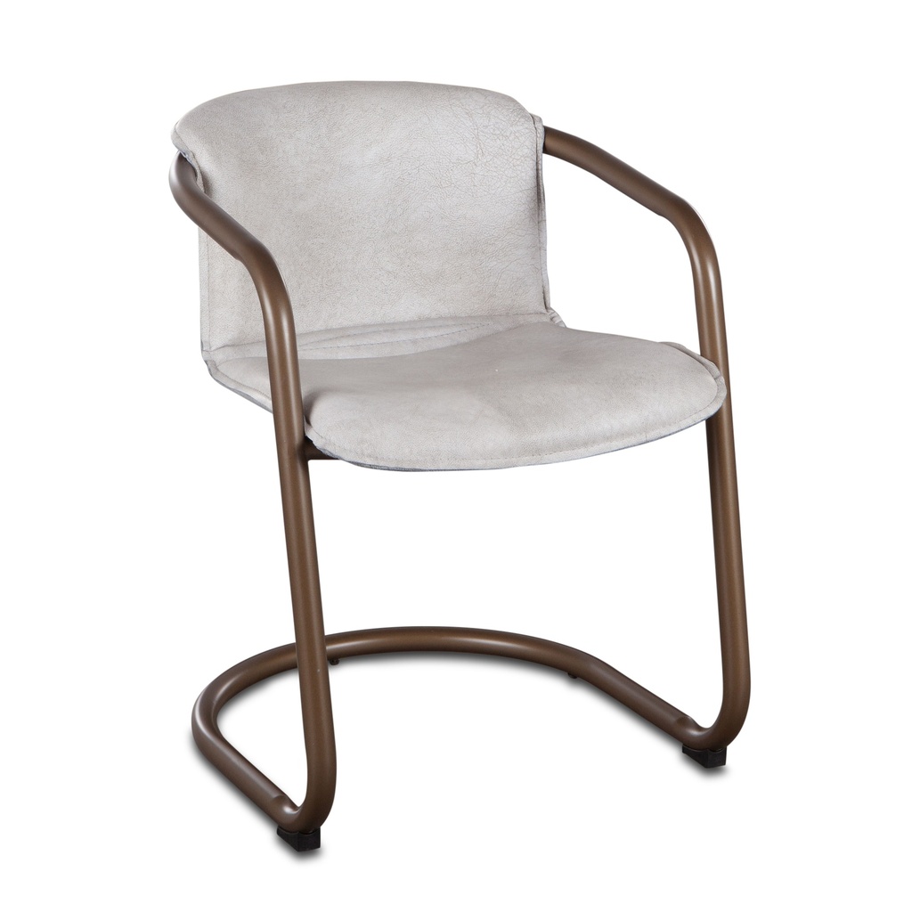 [GPF-DC22VW] Portofino 22" Dining Chair in Vintage White Leather