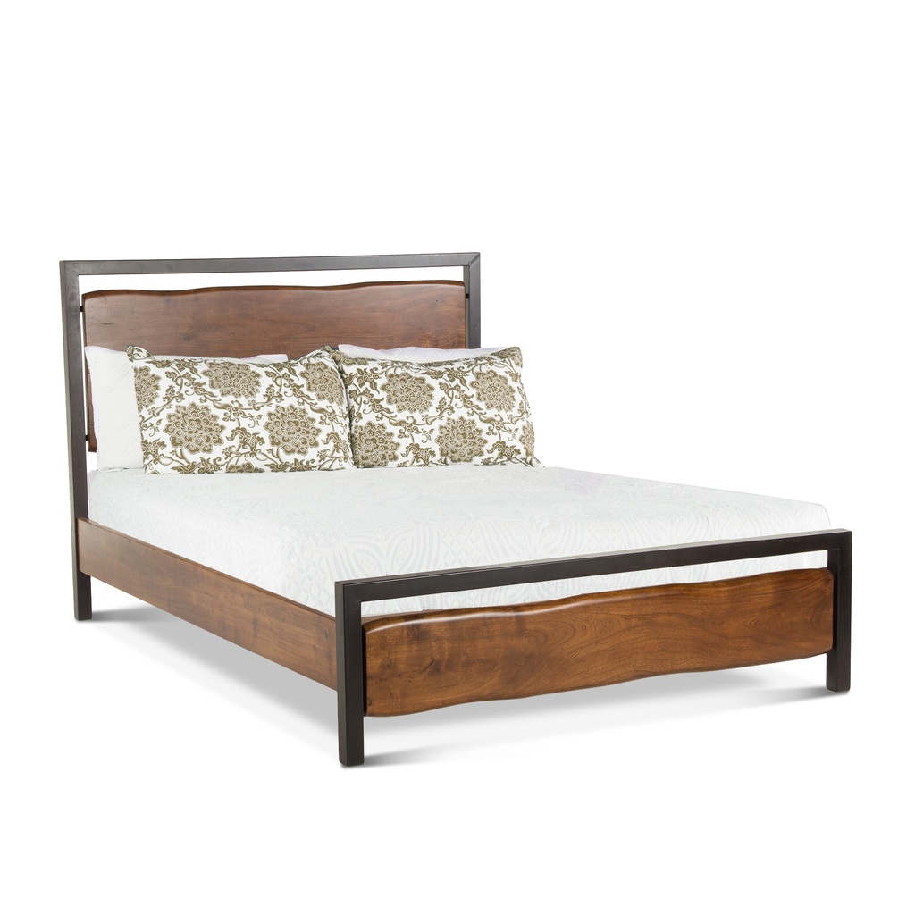 [FAS-PBQWN] Aspen Queen Bed in Walnut