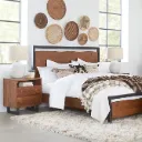 Aspen Queen Bed in Walnut