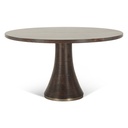 Bijou 54" Round Dining Table in Dark Sienna