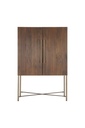 Cosmopolitan 39" Bar Cabinet in Honey Brown
