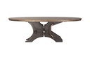 Eiffel 94" Oval Dining Table
