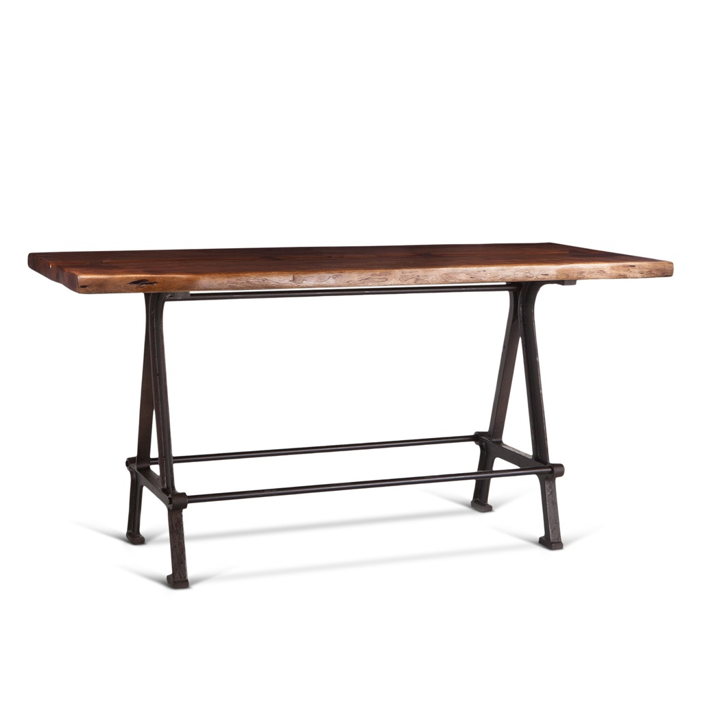 [FIL-GT72WNAZ] Industrial Loft 72" Gathering Table in Walnut