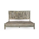 Ibiza King Bed in Vintage Teal Reclaimed Wood