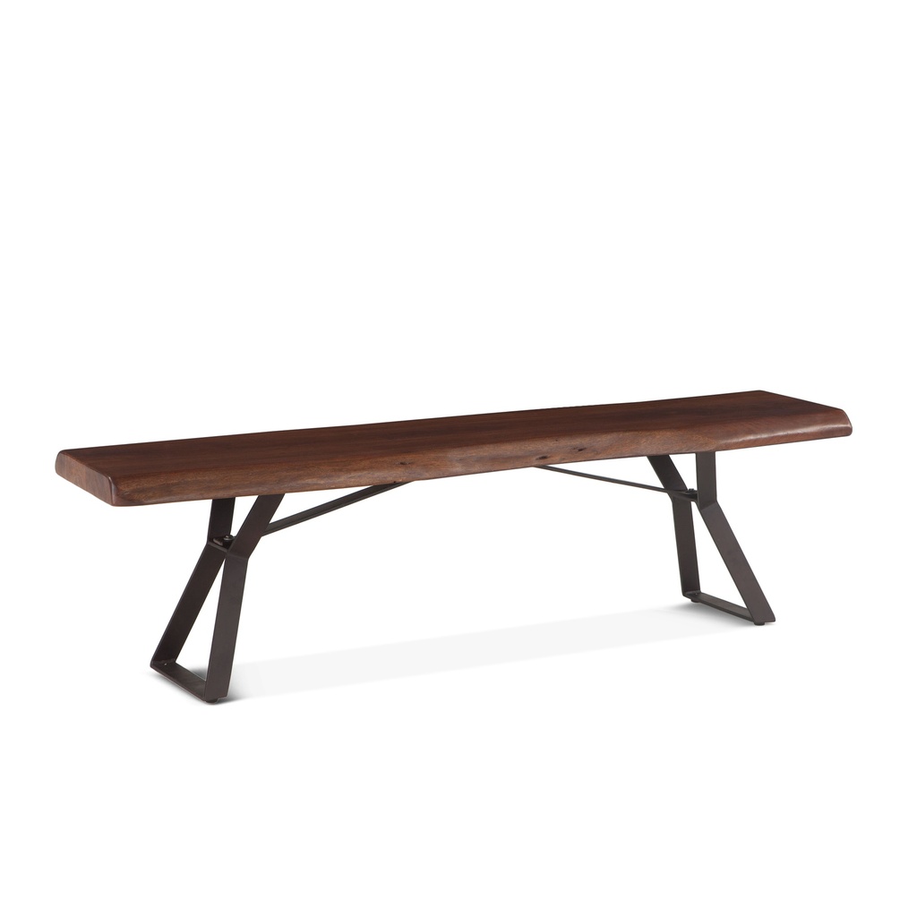 [FLL-BN72WN] London Loft 72" Bench in Walnut