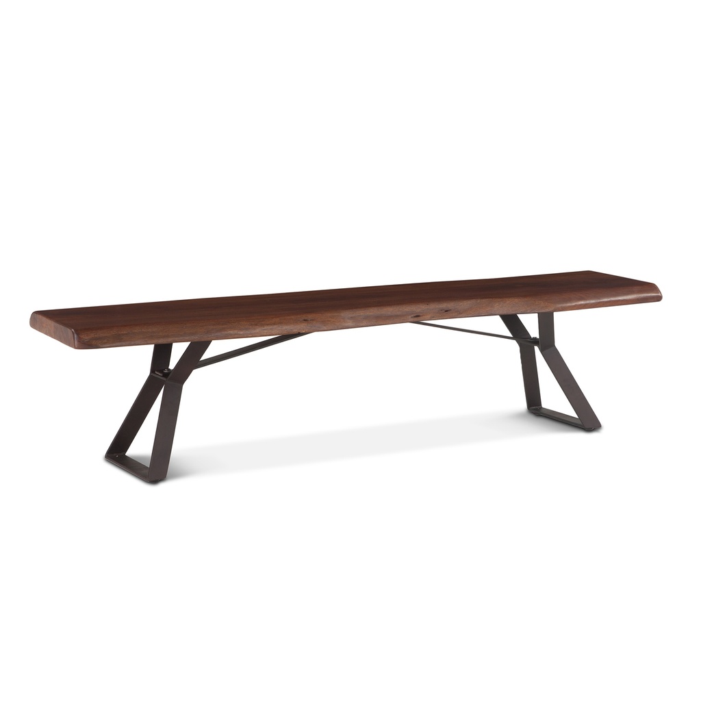 [FLL-BN90WN] London Loft 90" Bench in Walnut